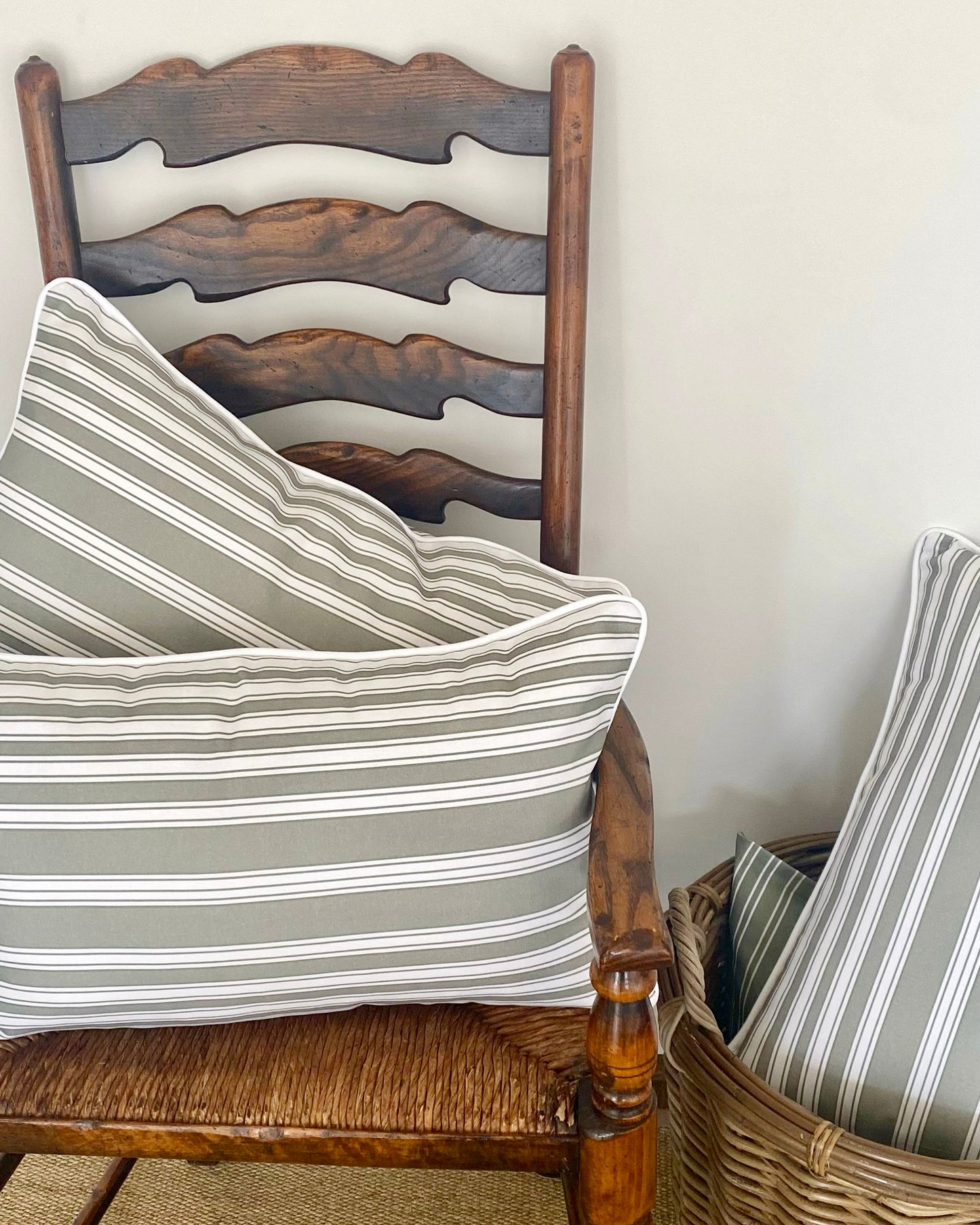 Harvest Stripe Lumbar Cushion | 35x55cm