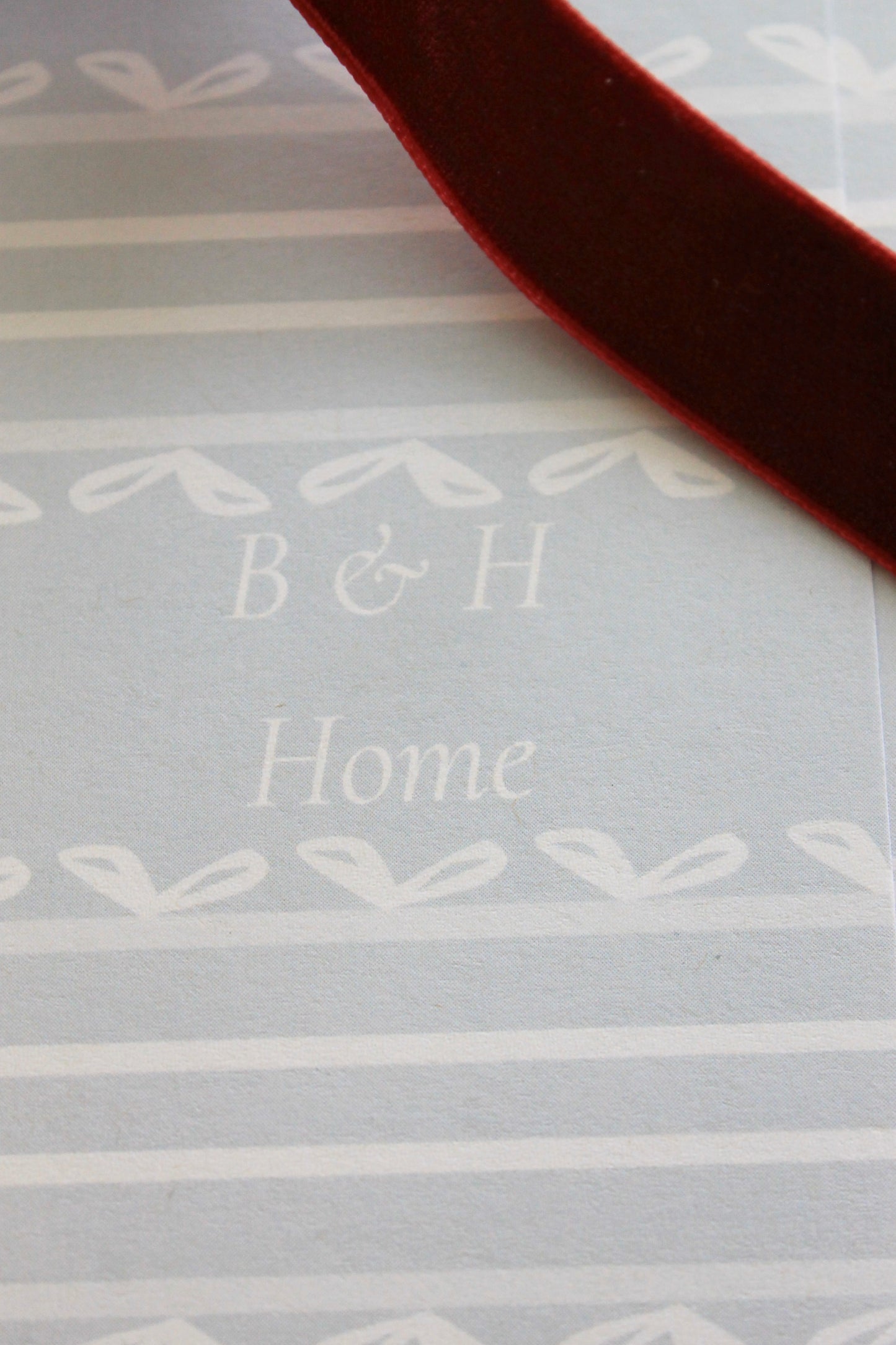 Heirloom Wrapping Paper in Powder Blue | Set of 4